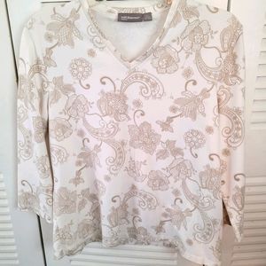 Croft and Barrow 3/4 sleeve